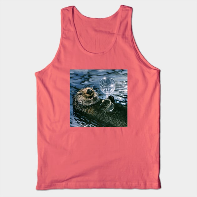 Ya Otter Relax Tank Top by ferinefire